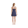 Women's Petite Tummy Control Surplice Wrap Swim Dress One Piece Swimsuit