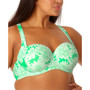 Salt + Cove Juniors' Plus Size Printed Cross-Back Bra-Sized Bikini Top, Created for Macy's