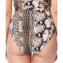 Animal-Print Sarong Hipster Bikini Bottoms