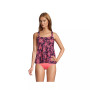 Women's Flutter Scoop Neck Tankini Top Comfort Adjustable Straps