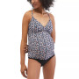 Beach Bump™ Scallop Trim Maternity Swim Top UPF 50+
