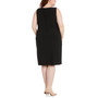 Plus Size 2-Pc. Embroidered Jacket & Necklace Dress Set