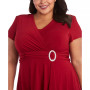 Plus Size Cascade Dress