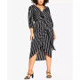 Trendy Plus Size Catalina V-neck Dress