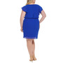 Plus Size Ruffled-Sleeve Blouson Dress