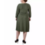 Plus Size Ruched A-Line Dress