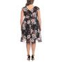Plus Size Printed Ruffled Faux-Wrap Dress