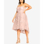 Trendy Plus Size Ambrosia Strapless Sweetheart Dress