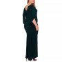 Plus Size Ruched Gown
