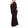 Plus Size Ruched Gown