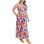 Plus Size Floral-Print Maxi Dress