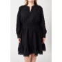 Women's Plus size Lace Trim Mini Dress
