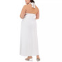 Plus Size Keyhole Halter-Neck Maxi Dress, Created for Macy's