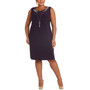 Plus Size Medallion-Print Jacket & Necklace Dress