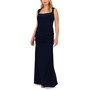 Plus Size Sleeveless Ruched Gown