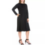 Women's Plus Size Fit and Flare Midi Dress