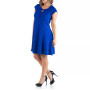 Plus Size Keyhole Neck Dress