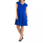 Plus Size Keyhole Neck Dress