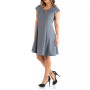 Plus Size Keyhole Neck Dress
