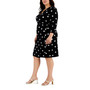 Plus Size Printed Classic Wrap Dress