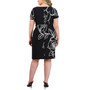 Plus Size Floral-Print Faux-Wrap Dress