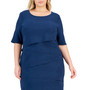 Plus Size Zigzag Sheath Dress