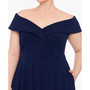 Plus Size Sweetheart-Neck Off-The-Shoulder Gown