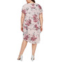 Plus Size Floral-Print Tiered Dress