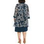 Plus Size 2-Pc. Printed Jacket & Dress Set
