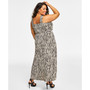 Plus Size Printed Halter Dress, Created for Macy's