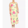 Plus Size Floral Strap Maxi Dress