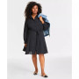 Plus Size Long-Sleeve Belted Shirtdress, Created for Macy's