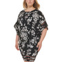 Plus Size Floral-Print Blouson Dress