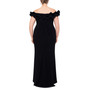 Plus Size Ruffled Off-The-Shoulder Long Sheath Dress