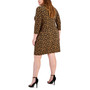 Plus Size Faux-Wrap Jersey Dress