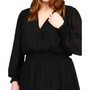 Plus Size Smocked Ruffled Dress
