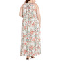 Plus Size Floral-Print A-Line Maxi Dress