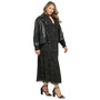 Plus Size Knot-Front Button-Down Logo Dress