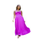 Women's Plus Size Jillian Smocked Halter Maxi A Line Dress