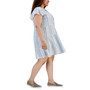 Plus Size Printed Cotton Tiered Shirt Dress, Created for Macy's