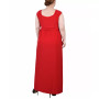 Plus Size Ruched Empire Maxi Dress
