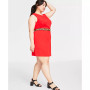 Plus Size Double-Weave Sheath Dress, Created for Macy's