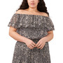 Plus Size Off-The-Shoulder Tiered Maxi Dress