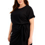 Plus Size Side-Knot Dress