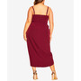 Trendy Plus Size Sassy V-Neck Dress