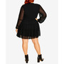 Trendy Plus Size Melanie Shift Mini Dress