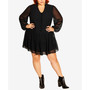 Trendy Plus Size Melanie Shift Mini Dress