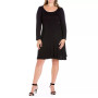 Women's Plus Size Flared Dress