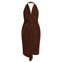Trendy Plus Size Halter Twist Dress