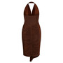Trendy Plus Size Halter Twist Dress